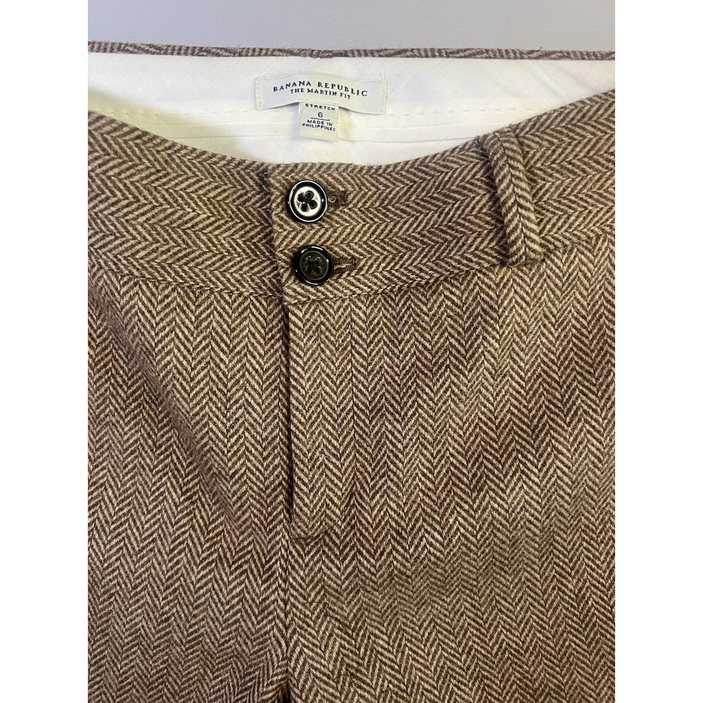 Banana Republic Women's Dress Pants Stretch Flared Bottoms, Size 6 - Picture 3 of 9